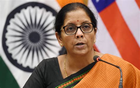 indian finance minister nirmala sitharaman